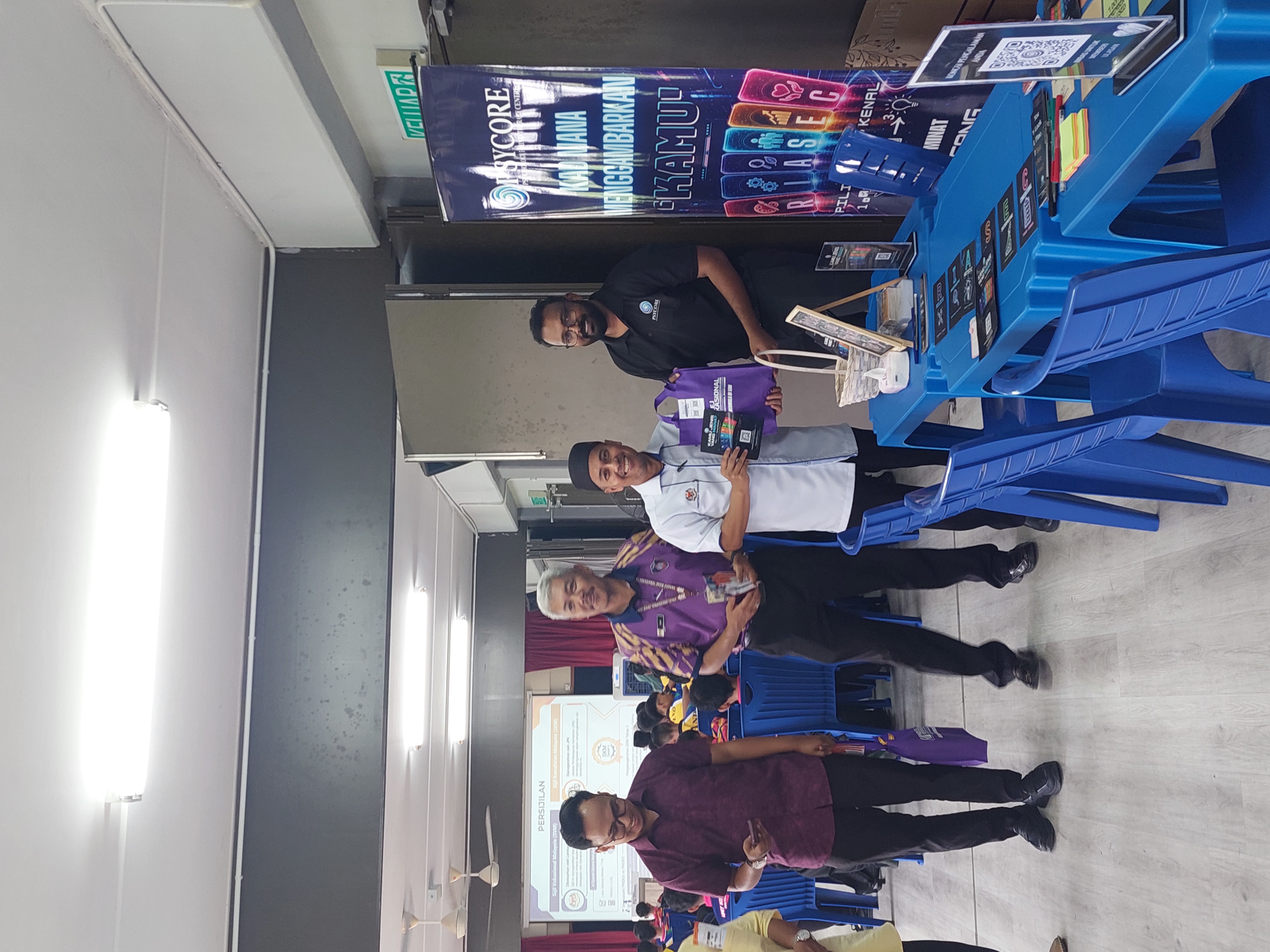 Mental Health & Career Interest Booth in Kolej Vokasional Pasir Gudang